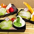 大阪に抹茶グルメ専門店「茶屋 しずく」ふわもち食感の名物“ふかしパウン”やソフトクリーム提供 画像