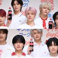 &TEAM「コカ・コーラ」取材会に全員で登壇 “胸キュン”チャレンジ3本勝負 画像