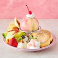 フリッパーズ、旬の国産白桃まるごと使用のアラモード風パンケーキ新登場 画像
