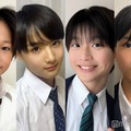 「中一ミスターコン2025」暫定上位4人（提供写真）