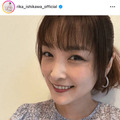 「反則級やん」石川梨華、長めのアイラインがキュートなメイクSHOTをファン絶賛「激かわですね」 画像