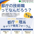 東京都「都庁×理系キャリア発見フォーラム」応募締切8/29 画像
