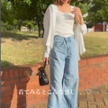 肌見せを控えながら涼しくて爽やか。【ユニクロ】「シアーシャツ」は大人の夏コーデに使えます！【40代の毎日コーデ】