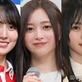 （左から）賀喜遥香、井上和、川崎桜（C）モデルプレス