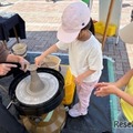 伊賀焼実演展示・体験のようす
