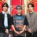 本多大夢、田村淳、浜川路己（C）日本テレビ