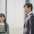 池田瑛紗、堺雅人「サムライマック『二兎を追ってもいいじゃないか。』」篇／撮影カット（提供写真）