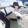 山下美月「新東京水上警察」（C）フジテレビ