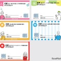 来場者が中高生に手渡すカード（イメージ）