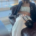 全身ホワイト×【ZARA】ジャケット。休日に映える大人の上品スタイル【40代の毎日コーデ】