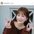 沖田愛加アナ、黒ストッキング美脚コーデ披露「彼女感」「お茶目さに癒された」と反響 画像