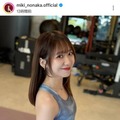 モー娘。野中美希、美ボディ際立つトレーニングウェアSHOTに反響「憧れる」「背中からヒップライン綺麗」 画像