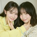 AKB48伊藤百花＆川村結衣、お互いの頬に触れてにっこり！仲良しコンビが魅力を存分に発揮