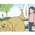 排水溝のすきまに吸い込まれた?! 恐るべし、愛犬の消えたしっこ事件…【おさんぽですし！　おしゃべり犬とイライラ猫の日記 #15】 画像