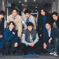 （後列左から）栁俊太郎、藤原季節、上杉柊平、宮崎秋人、岩永ひひお（前列左から）細田佳央太、山田裕貴、鈴木伸之（C）THE SEVEN／撮影：ENO