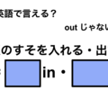 英語で「服のすそを入れる・出す」は何て言う？ 画像