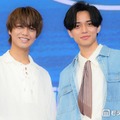 「King & Princeがまちあわせ in LA」 スペシャルローンチイベントに出席した高橋海人、永瀬廉（C）モデルプレス