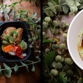 左：Fish House Oyster Bar​　右：キッチンわたりがらす