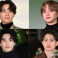 （上段左上から）木戸大聖、JUNON、綱啓永、中沢元紀（C）モデルプレス