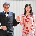 映画「免許返納!?」（6月19日公開）のプレミアイベントに出席した舘ひろし、西野七瀬（C）モデルプレス