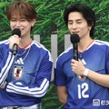 JO1白岩瑠姫＆INI西洸人「FIFAワールドカップ2026」パブリックビューイング駆けつける 画像