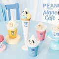 ジェラピケカフェ×PEANUTSコラボ再び、眠るスヌーピーのクレープや華やかスムージー 画像