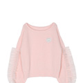 【ちいかわ/dazzlin specialcollection】フリルスリーブニットプルオーバー
