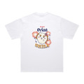 ちいかわ×オリオンビール シーサーのおみやげやさん Tシャツ ホワイト_SHISA/©nagano©Uema©Orion