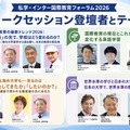 トークセッション登壇者とテーマ