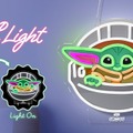グローグーが光る！「スター・ウォーズ」グローグーのLEDネオンライト発売 画像