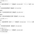 問い合わせ先