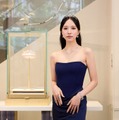 TWICEミナ、美デコルテ際立つドレス姿で大阪に降臨「ショーメ」贈りたい相手＆家族旅行のエピソード明かす 画像