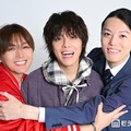 （左から）室将也、室龍太、室たつき（C）モデルプレス