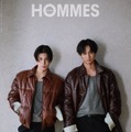 「恋二度」長谷川慎＆古屋呂敏、ハイファッションで「GIANNA HOMMES」両面表紙 画像