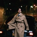 松本潤「Aquascutum」トレンチコートアンバサダー グラフィック（提供写真）
