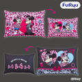 「ミッキーマウス&ミニーマウス ギャルっぽレオパード クッション」(全2種類)©Disney