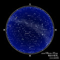 2026年10月中旬の21時ごろの天体