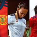 スペイン女子代表、W杯に向けた「完全オリジナル」の新ユニフォームを発表！ 画像