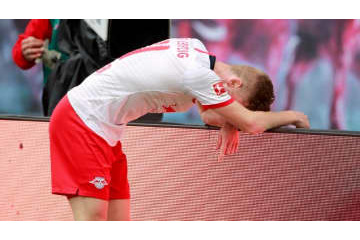 リヴァプール獲得撤退のヴェルナー、まさかの「愕然シーン」がこれ 画像