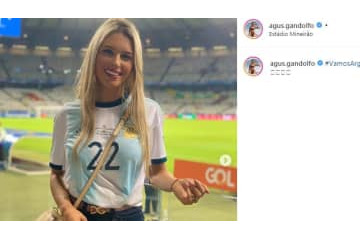 バルサ移籍寸前？ラウタロの美人彼女、「鬼腹筋のビキニ姿」がえぐい 画像