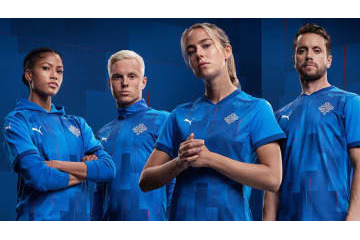 アイスランド代表、EURO2020新ユニフォームを発表！「NEWエンブレムも登場」 画像