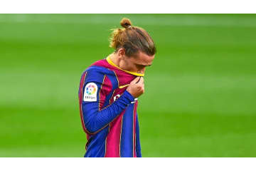 PK失敗のグリーズマン、メッシの「触れない魔法」に救われる 画像