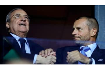 「欧州スーパーリーグを諦めないならCL追放」 UEFA会長が“4チーム”に警告 画像