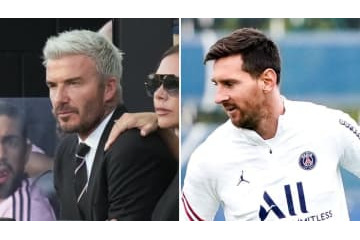 ベッカム、メッシとMLS移籍を交渉か 画像