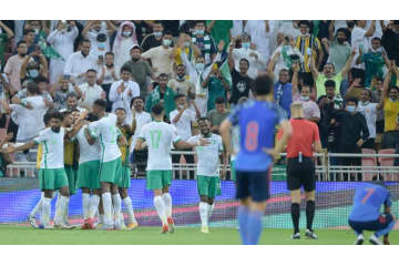 日本代表、敵地サウジアラビアでやられたブーイングシーン 画像