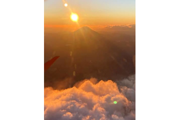 日航が「初日の出フライト」 画像