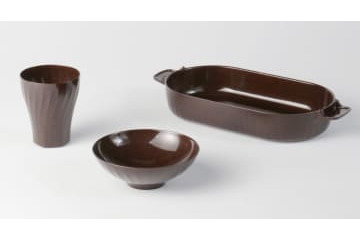 野球バットの廃材でプラ代替素材 画像