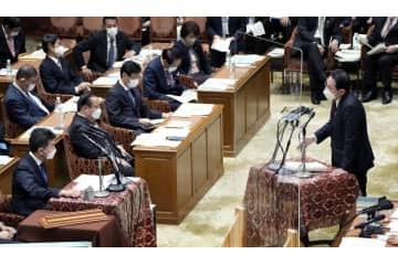 首相、感染症法改正時期示さず 画像