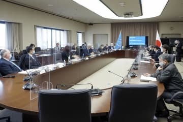 処理水検証でIAEA来日 画像