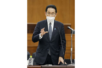 首相、マスク着用緩和を否定 画像